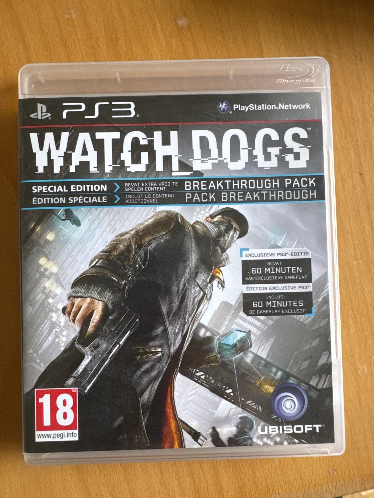 Watch Dogs - Special Edition PS3 (Breakthrough Pack), Avontuur en Actie, Online, Vanaf 18 jaar, 1 speler