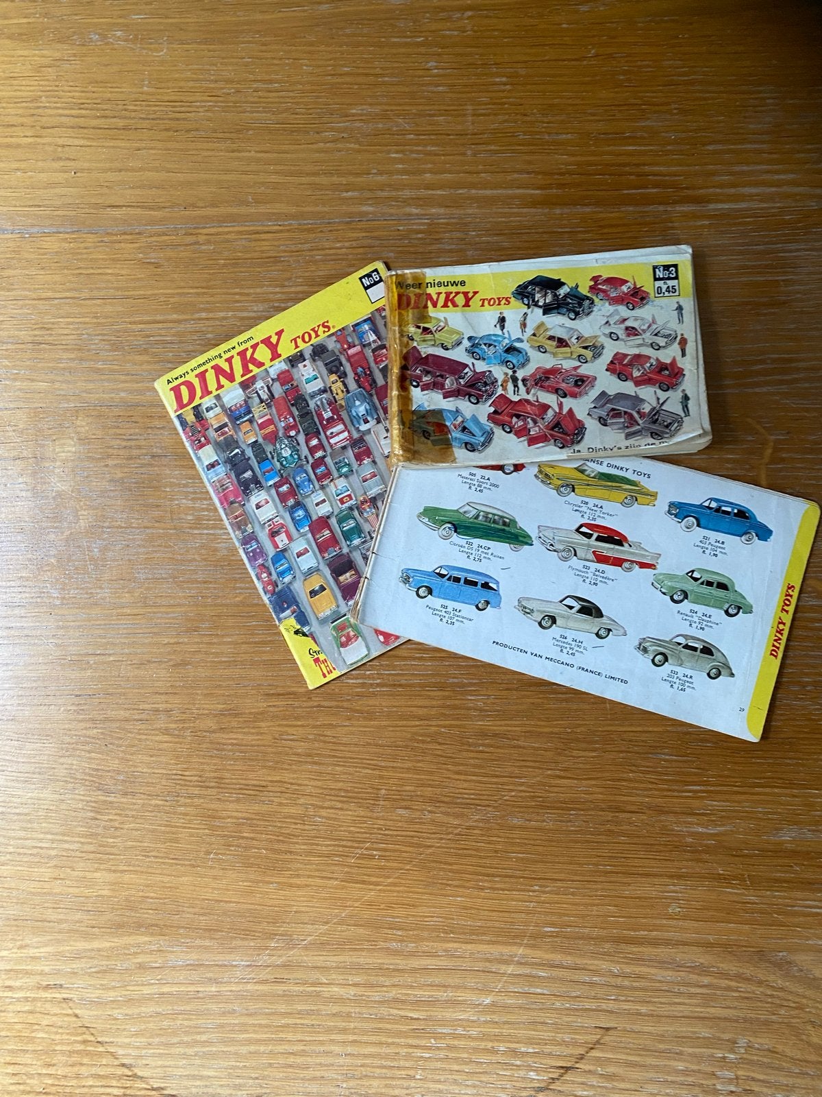 Vintage Dinky Toys catalogi en Meccano instructies, Ophalen, Gebruikt, Overige typen, Overige merken