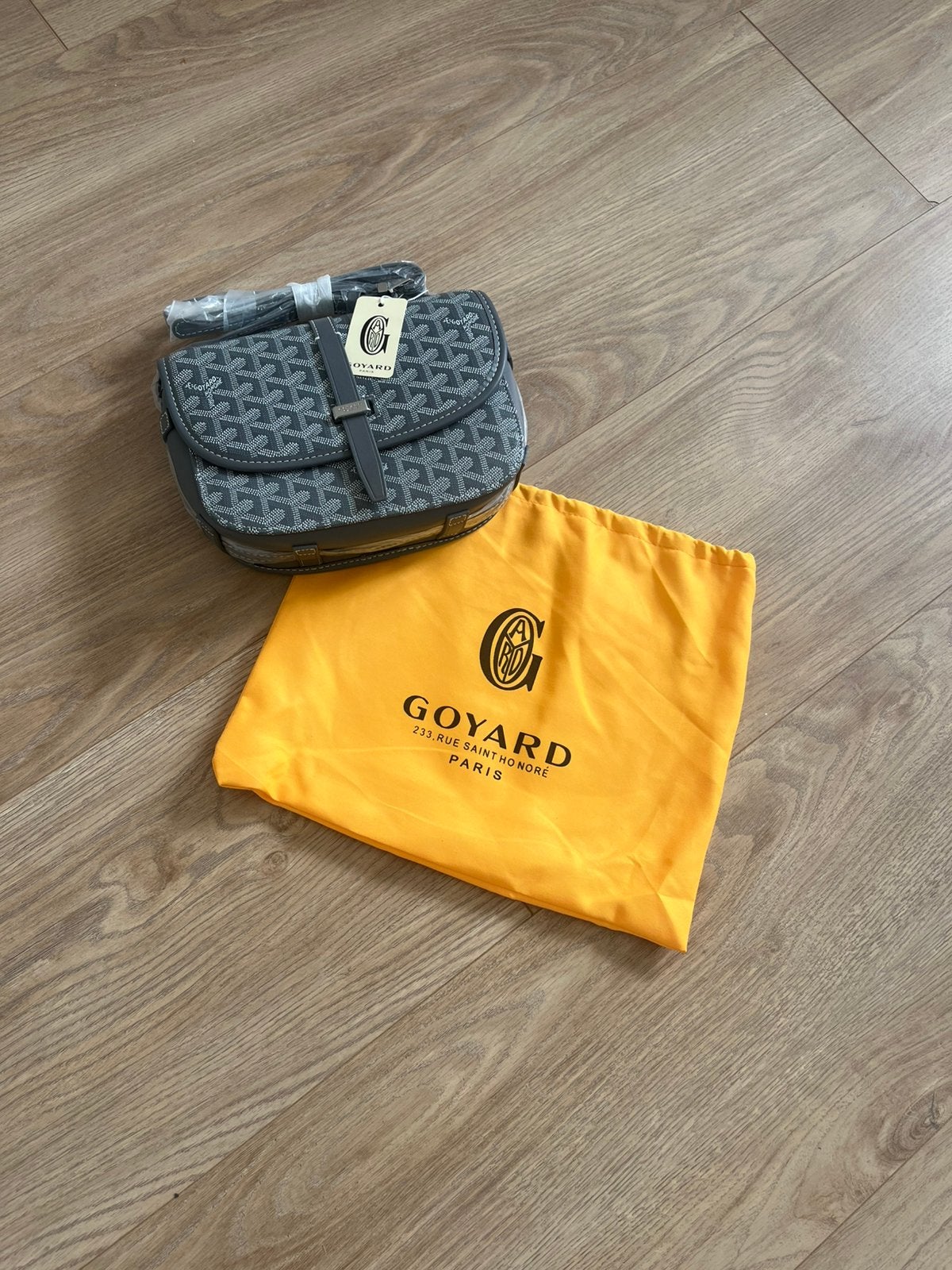 Grijze Goyard tas heren, Verzenden, Nieuw, Grijs, Overige merken