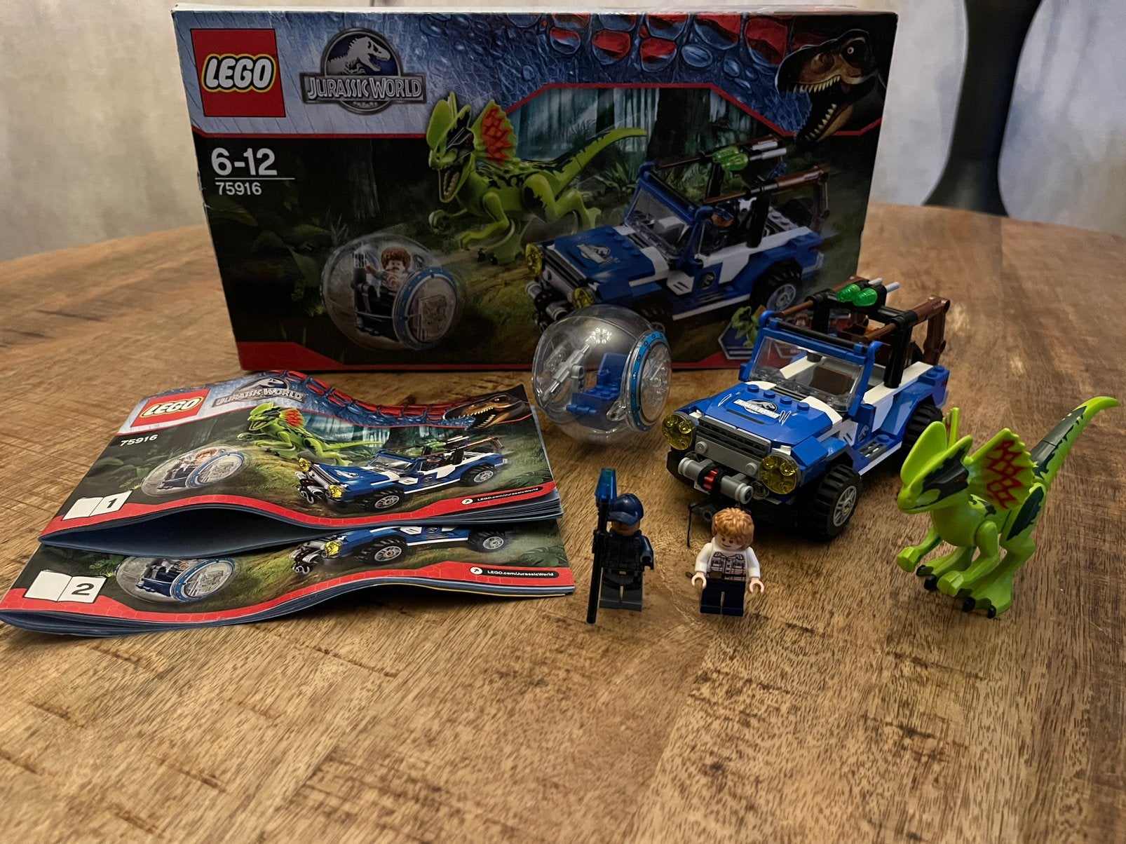 Lego 75916 Jurassic world Dilophosaurus Ambush, Kinderen en Baby's, Ophalen, Gebruikt, Jurassic World, Lego