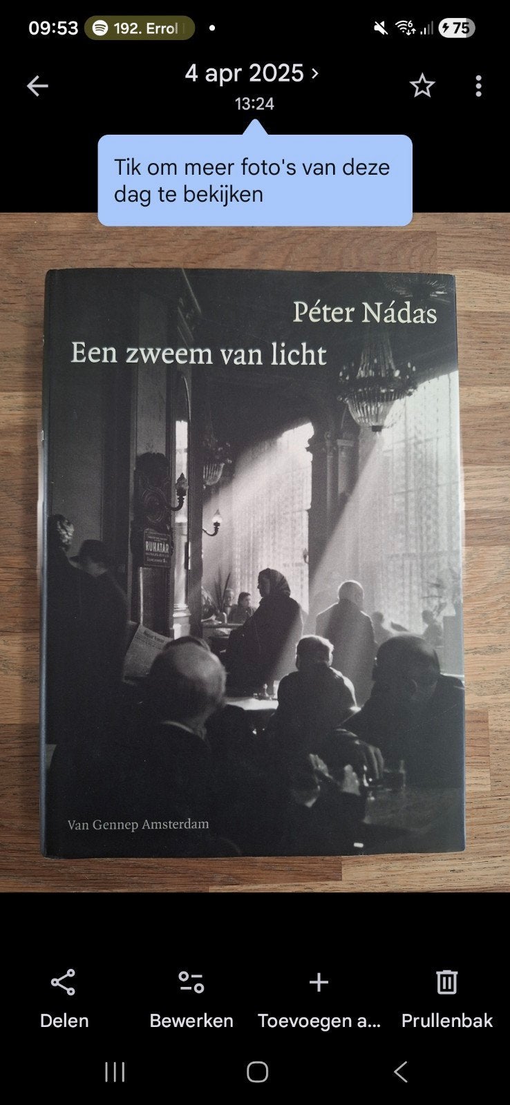 Péter Nádas - Een zweem van licht (Van Gennep Amsterdam), Ophalen of Verzenden, Gelezen, Péter Nádas, Europa overig