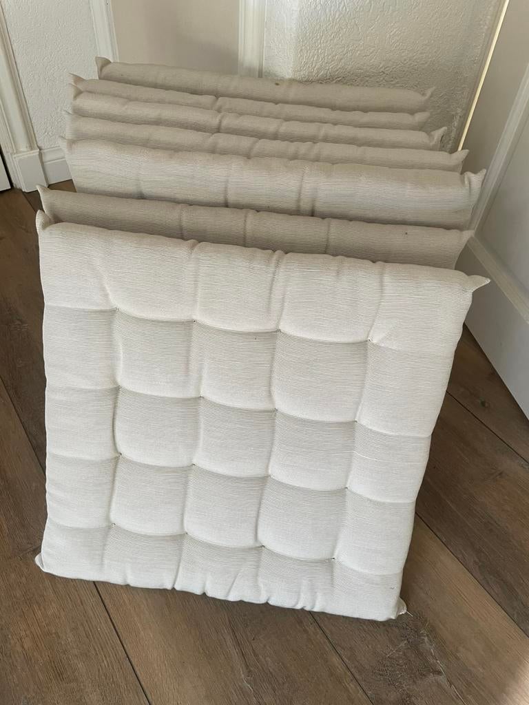 6 x Ikea tuinstoel kussens, Tuin en Terras, Ophalen of Verzenden, Zo goed als nieuw, Kunststof