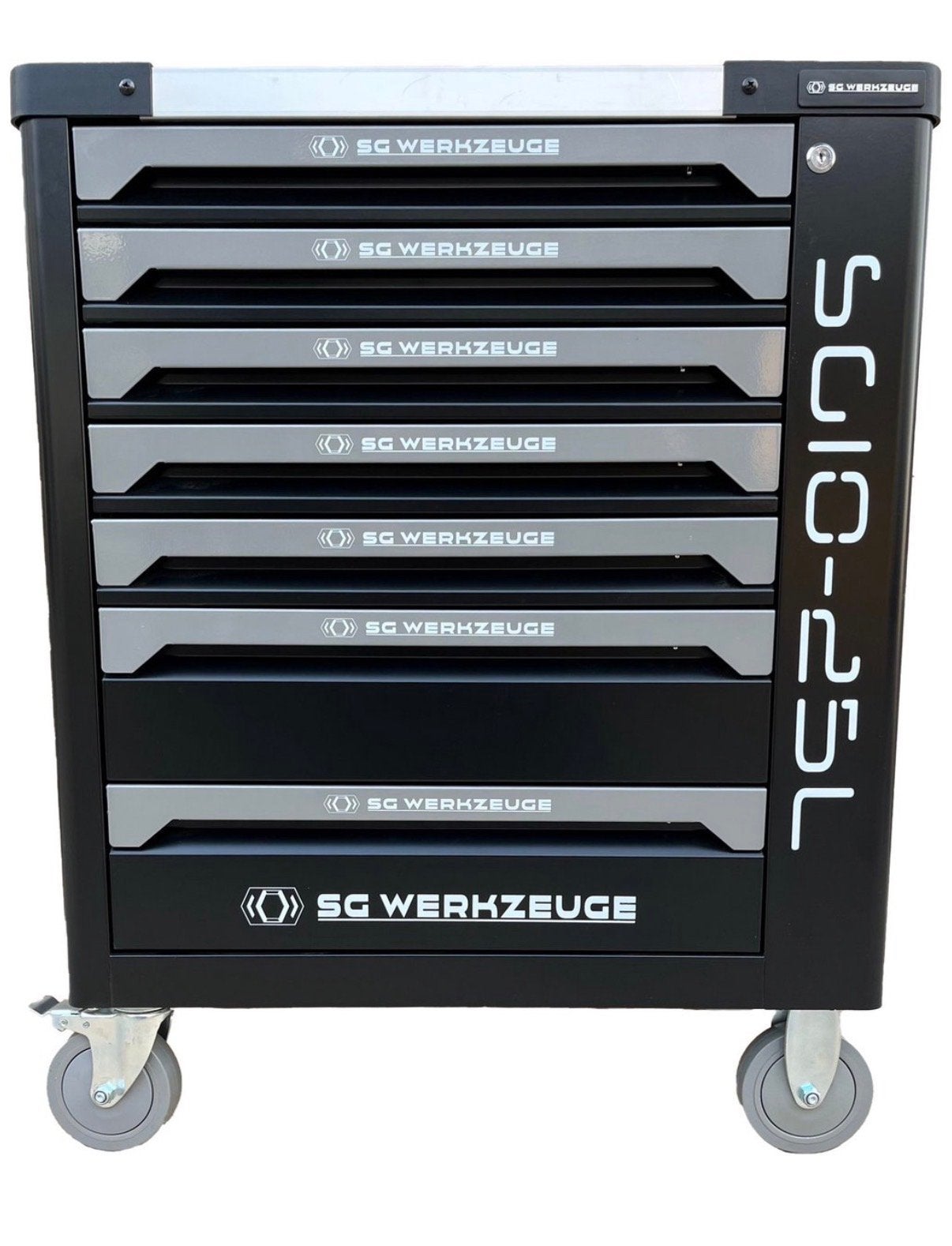 SG Werkzeuge Gereedschapswagen SG10-25L - 258-delig, Ophalen, Gevuld, Nieuw