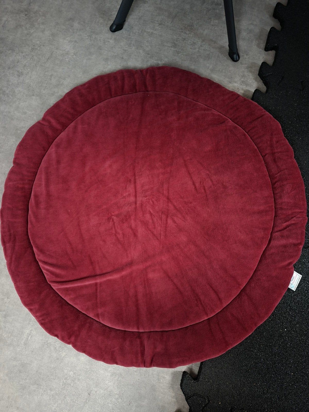 Rond boxkleed 95cm met 2 bijpassende kussens, Ophalen of Verzenden, Zo goed als nieuw