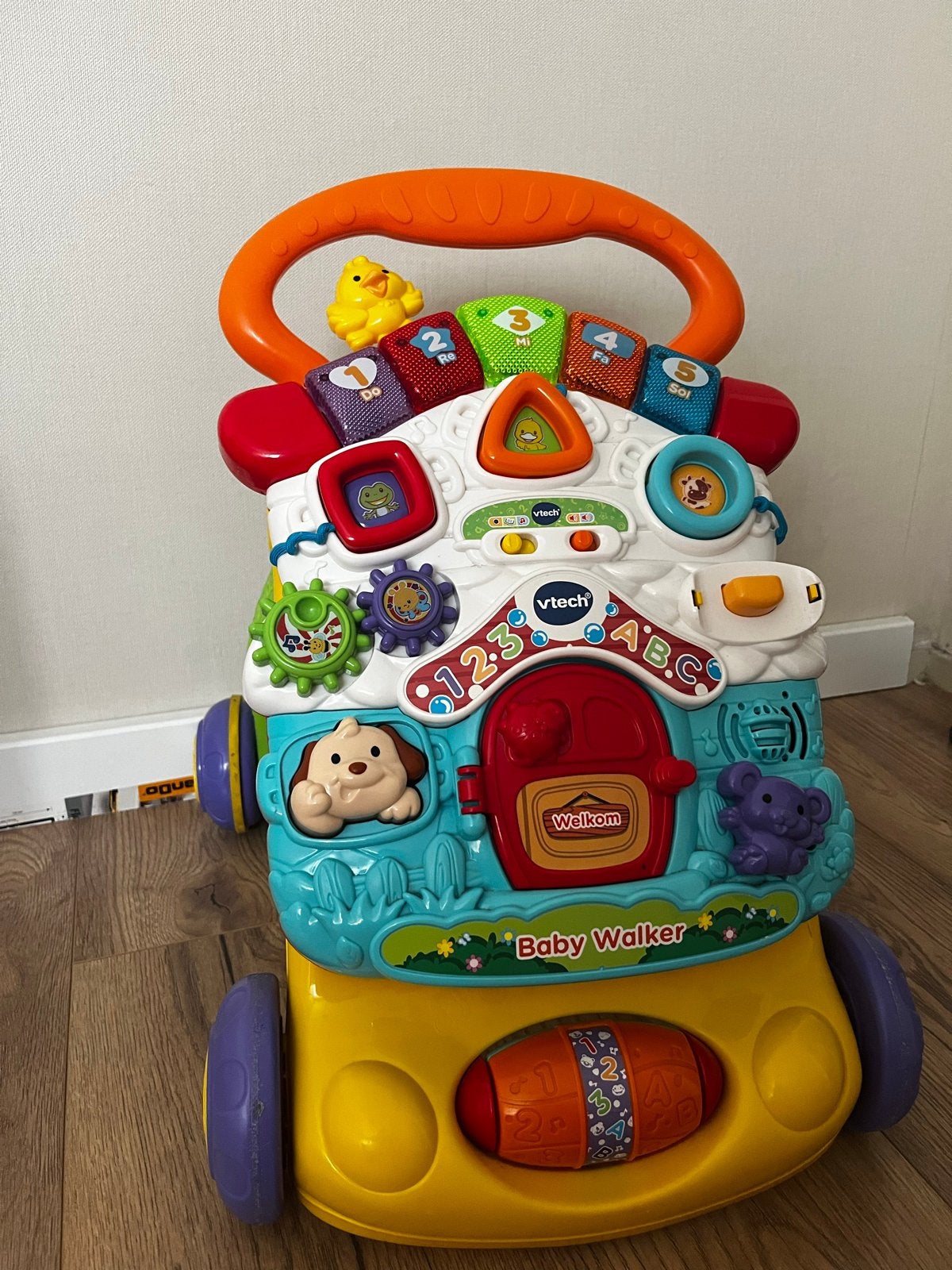 VTech Baby Walker - Interactieve Loopwagen met Geluid, Ophalen, Zo goed als nieuw, Overige typen, Met licht