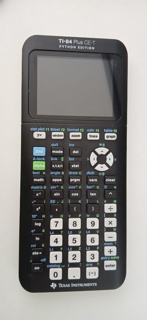 grafische rekenmachine ti-84 plus ce-t python, Ophalen of Verzenden, Grafische rekenmachine, Gebruikt