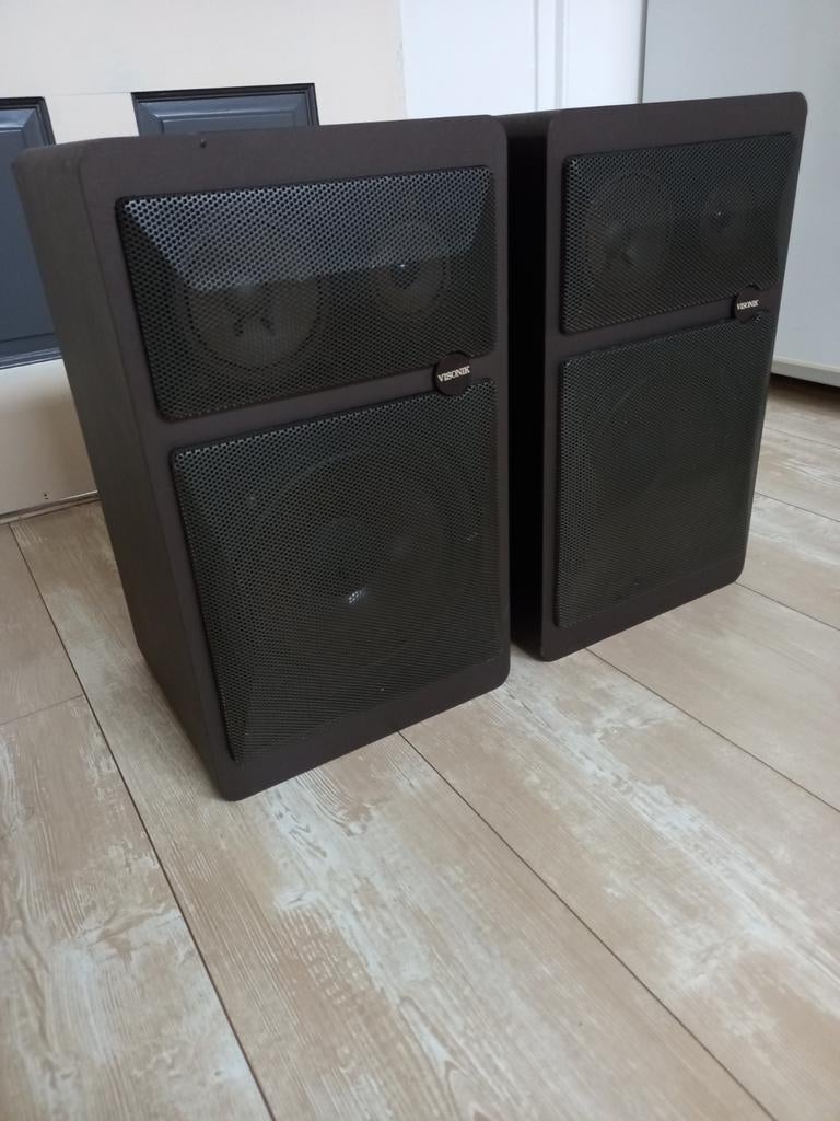 Visonik Da capo 90 luidsprekers, Ophalen, Gebruikt, Front, Rear of Stereo speakers, Overige merken