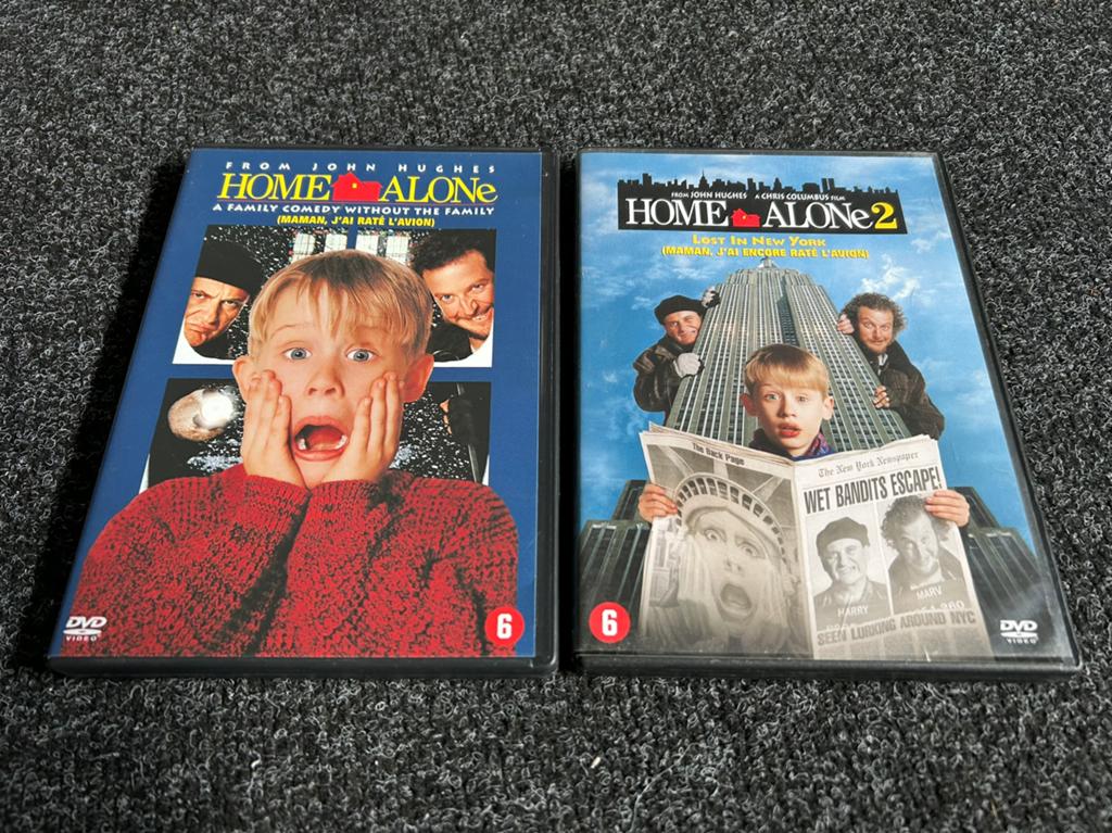Home alone 1 en 2 op dvd, Alle leeftijden, Ophalen of Verzenden, Gebruikt, Actiekomedie