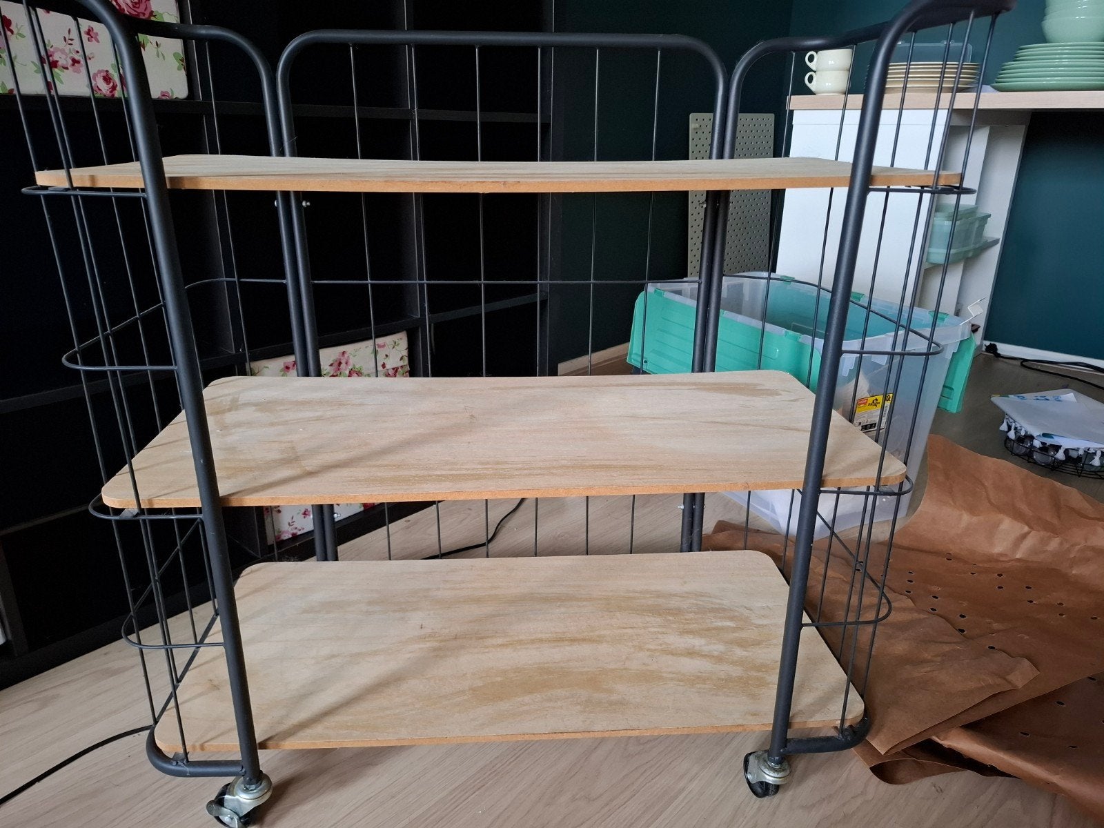 Xenos trolley/serveerwagen met 3 planken, Ophalen, Gebruikt