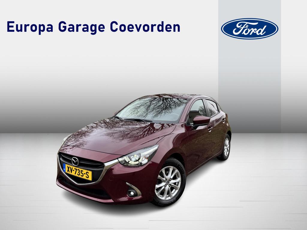 Mazda 2 1.5 Skyactiv-G TS+ Automaat | LED | DODEHOEK DETECTI, 1005 kg, Stof, 4 cilinders, Origineel Nederlands