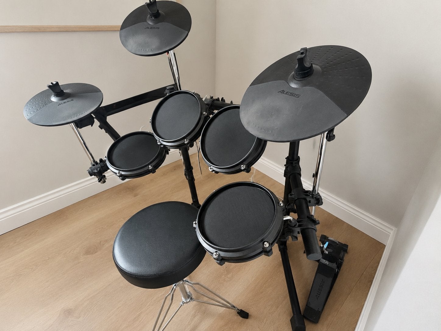 Alesis Turbo Mesh Kit Elektronisch Drumstel, Muziek en Instrumenten, Drumstellen en Slagwerk, Ophalen, Zo goed als nieuw, Overige merken