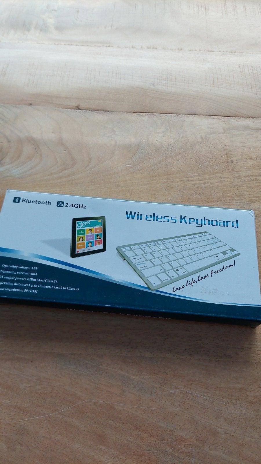 Draadloos toetsenbord - Qwerty - Bluetooth & 2.4GHz, Plug-and-play, Onbekend, Ophalen of Verzenden, Zo goed als nieuw