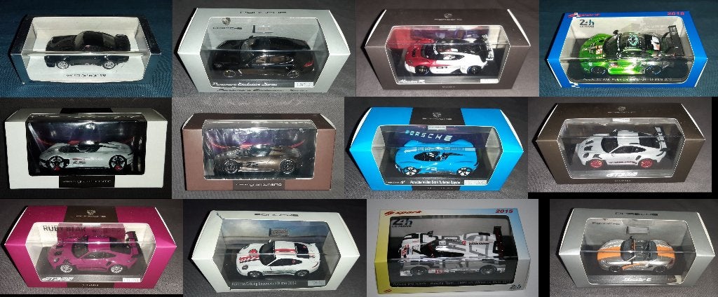 Spark 1:43 Porsche straat en race schaalmodellen GT3, Verzenden, Nieuw, Auto, Overige merken