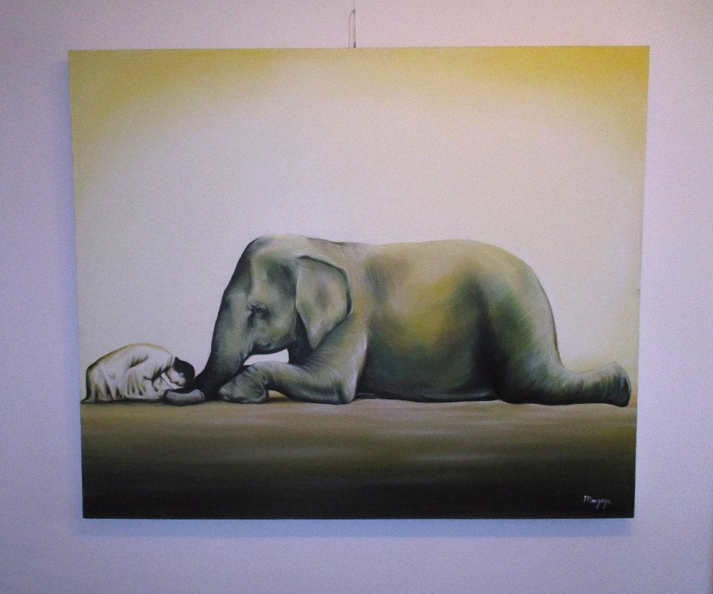 olieverf schilderij, Antiek en Kunst, Kunst | Schilderijen | Klassiek, Ophalen, Gesigneerd, Overige onderwerpen