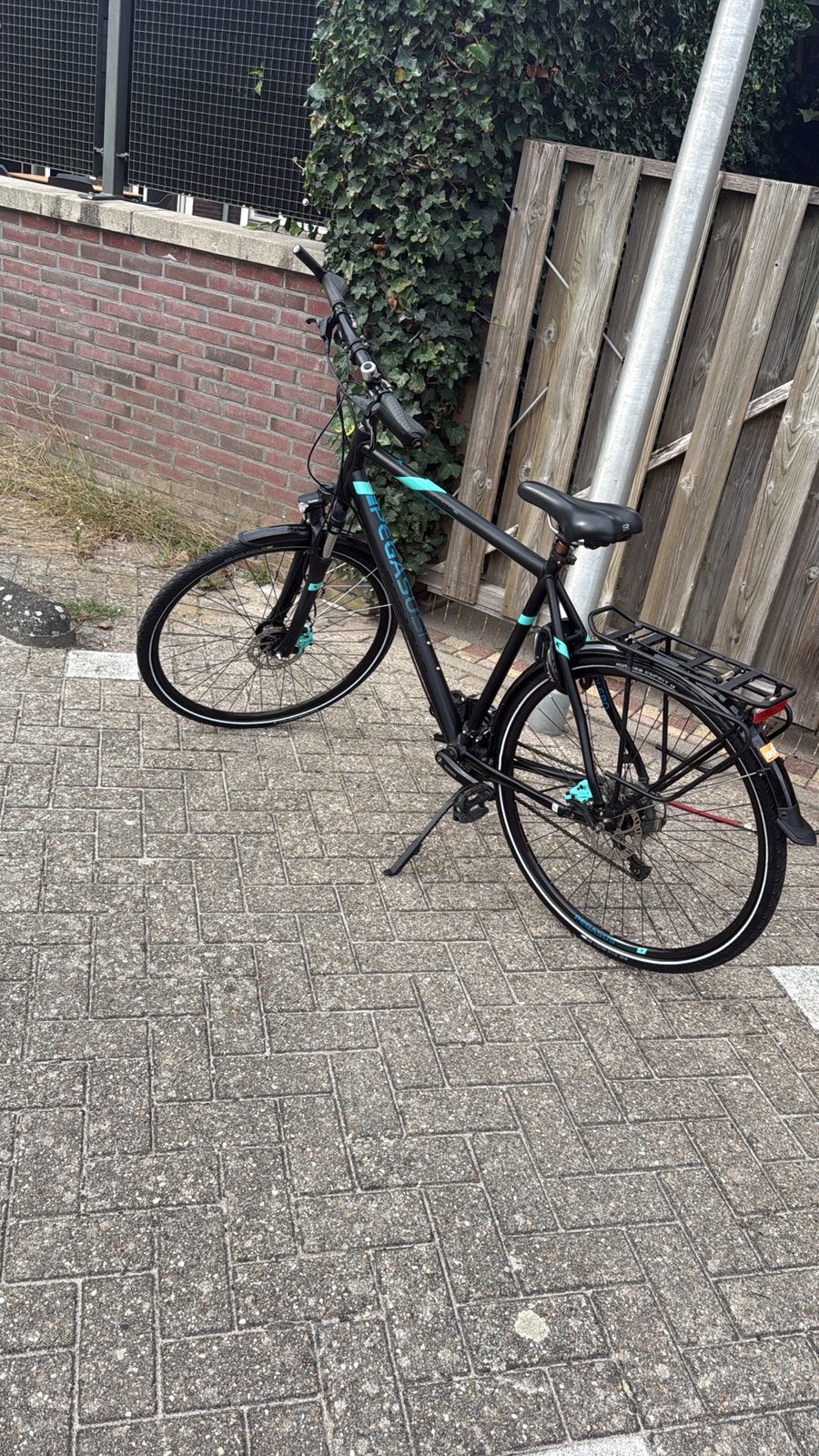 Pegasus solero, Versnellingen, Zo goed als nieuw, Schijfrem, 53 tot 57 cm