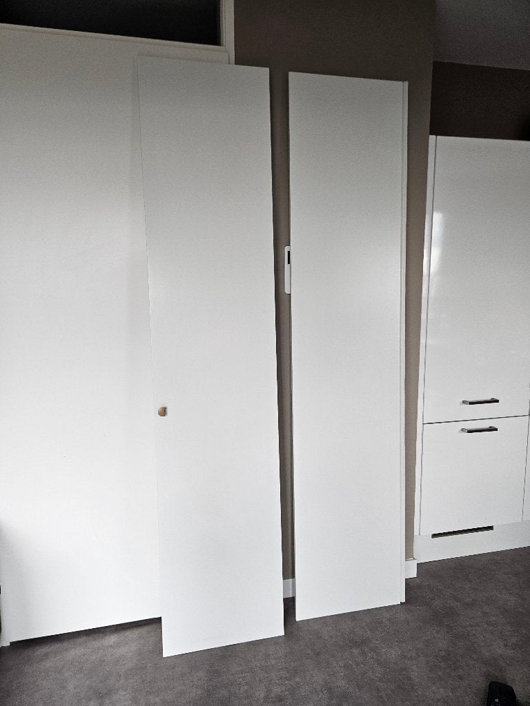GRATIS Ikea PAX (hoek) deuren wit, Ophalen, Gebruikt, 200 cm of meer, 50 tot 100 cm