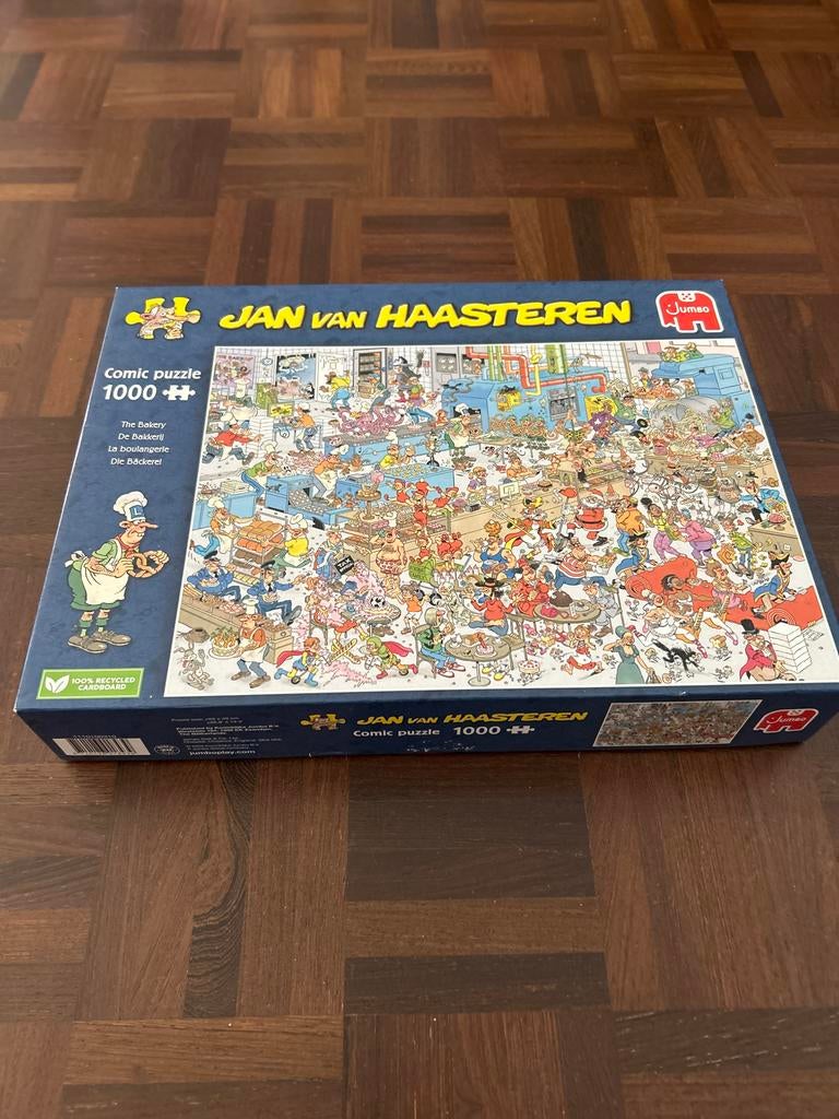Jan van Haasteren De Bakkerij 1000 stukjes puzzel, Ophalen, 500 t/m 1500 stukjes, Gebruikt, Legpuzzel