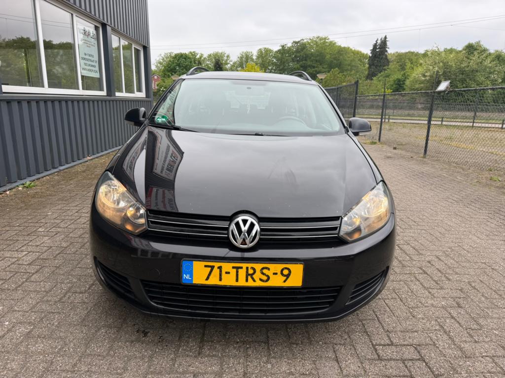 Volkswagen Golf 1.6 TDI 77KW Variant 2012 Zwart, Auto's, Volkswagen, Voorwielaandrijving, Stof, Zwart, Zwart