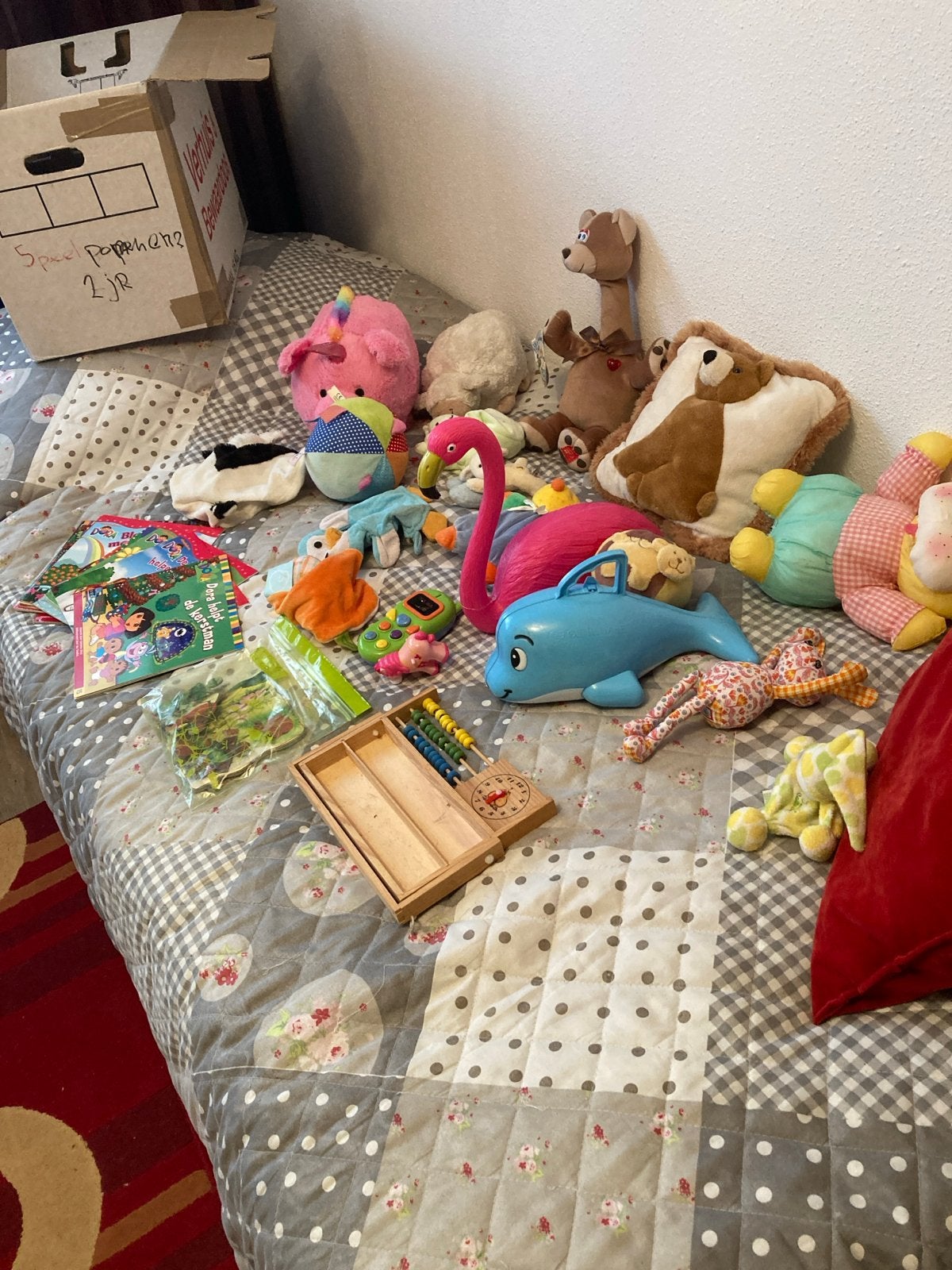 Grote partij speelgoed en boeken  2 jaar kinderen, Ophalen of Verzenden, Gebruikt, Meisje