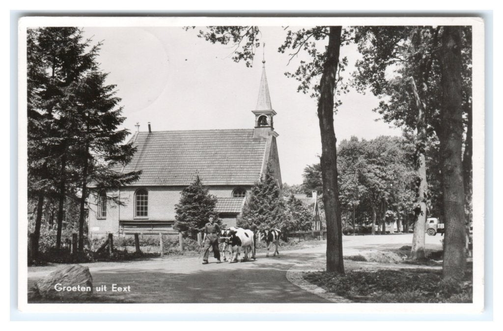 Eext, Groeten uit Eext, Ophalen of Verzenden, 1940 tot 1960, Gelopen, Drenthe