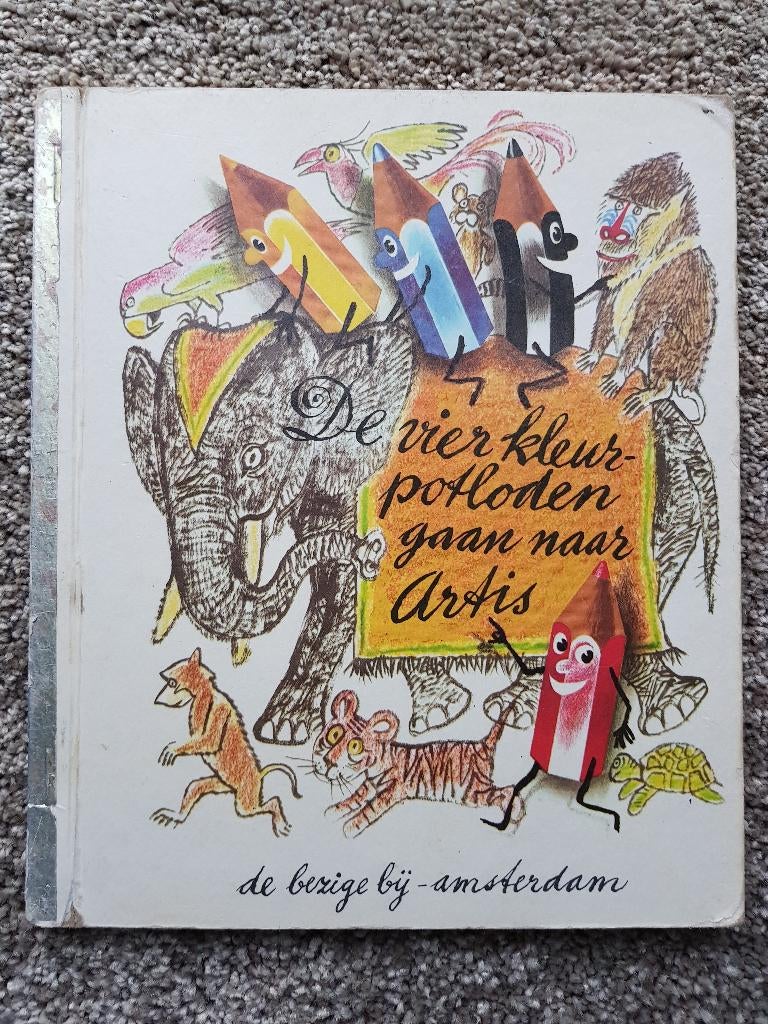 Gouden boekje : Vier kleurpotloden gaan naar Artis -- 1971, Ophalen of Verzenden, Gelezen, I. Spreekmeester, Fictie algemeen