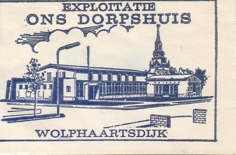 Ons Dorpshuis Wolphaartsdijk - kerk lantaarnpaal vlaggenmast, Verzamelen, Ophalen of Verzenden