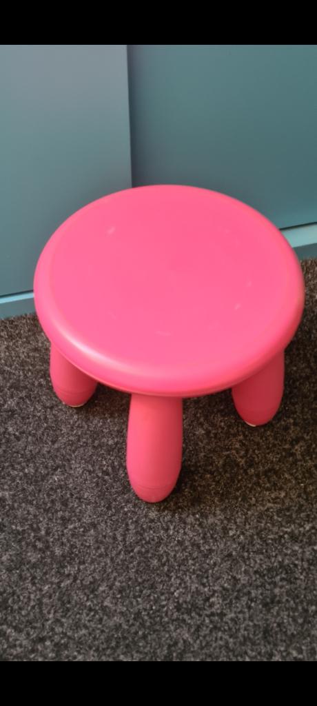 Kinder stoeltje krukje roze, Kinderen en Baby's, Ophalen, Gebruikt, Overige typen