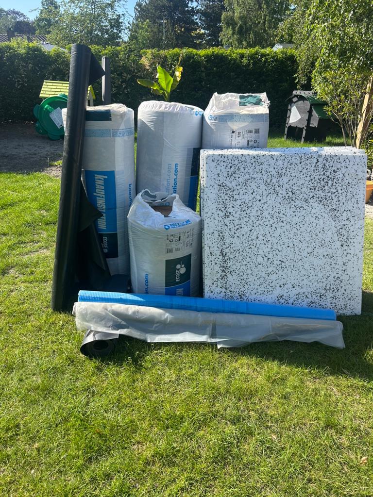 Isolatie, EPS, stucloper, afdekfolie, dampwerend/-doorlatend, Doe-het-zelf en Verbouw, Ophalen, Zo goed als nieuw, Overige materialen