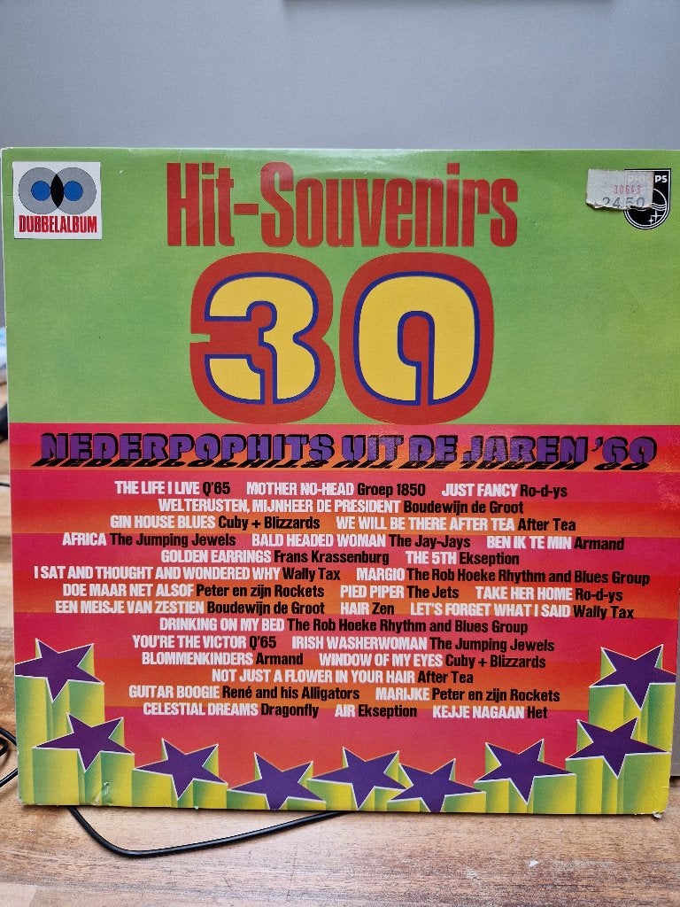 30 Nederpophits Uit De Jaren '60, Ophalen of Verzenden, Gebruikt, Overige formaten, Pop