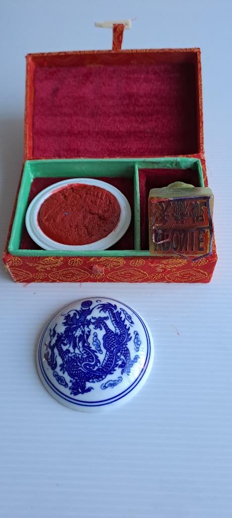 curiosa Chinese inktpot, Ophalen of Verzenden