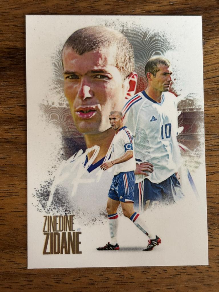 Zinedine Zidane Spelerskaart - Futera 2025 FXB200, Ophalen of Verzenden, Zo goed als nieuw, Buitenlandse clubs, Spelerskaart