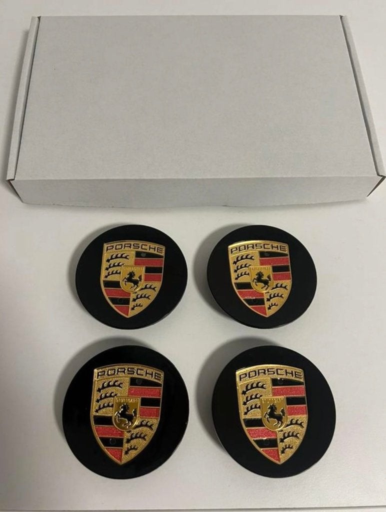 Porsche naafdop naaf kap / wieldoppen – 76mm nieuw Zwart, Ophalen of Verzenden, Nieuw