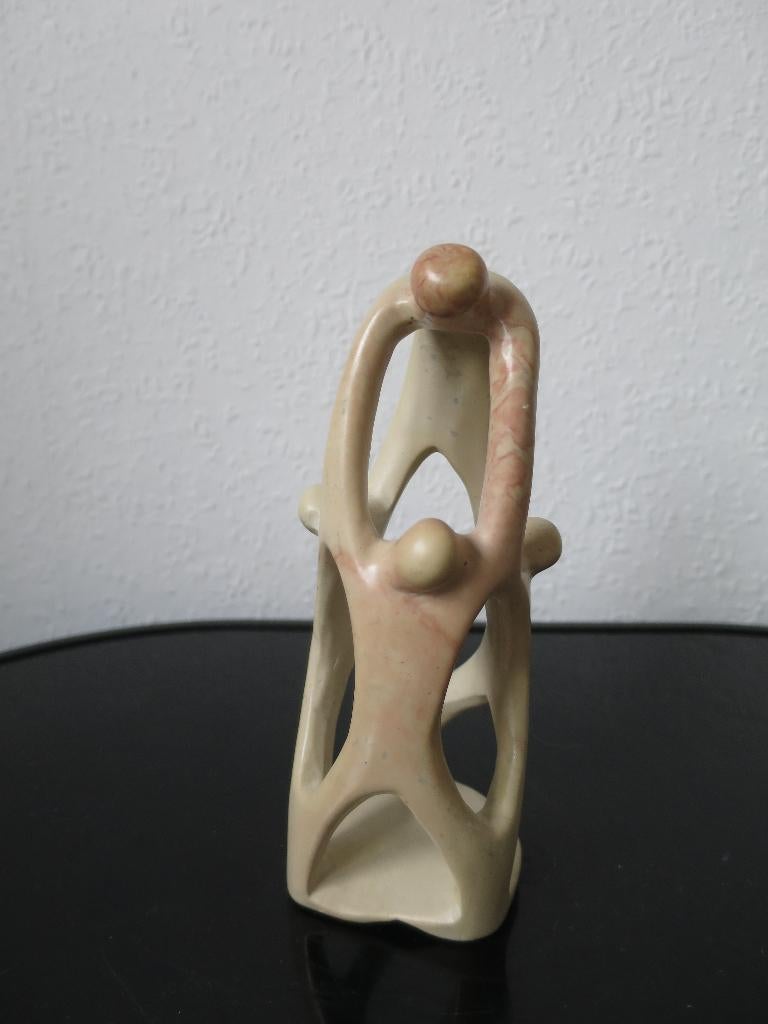 mooi handgemaakt beeldje uit zeepsteen 16 cm, Antiek en Kunst, Ophalen of Verzenden
