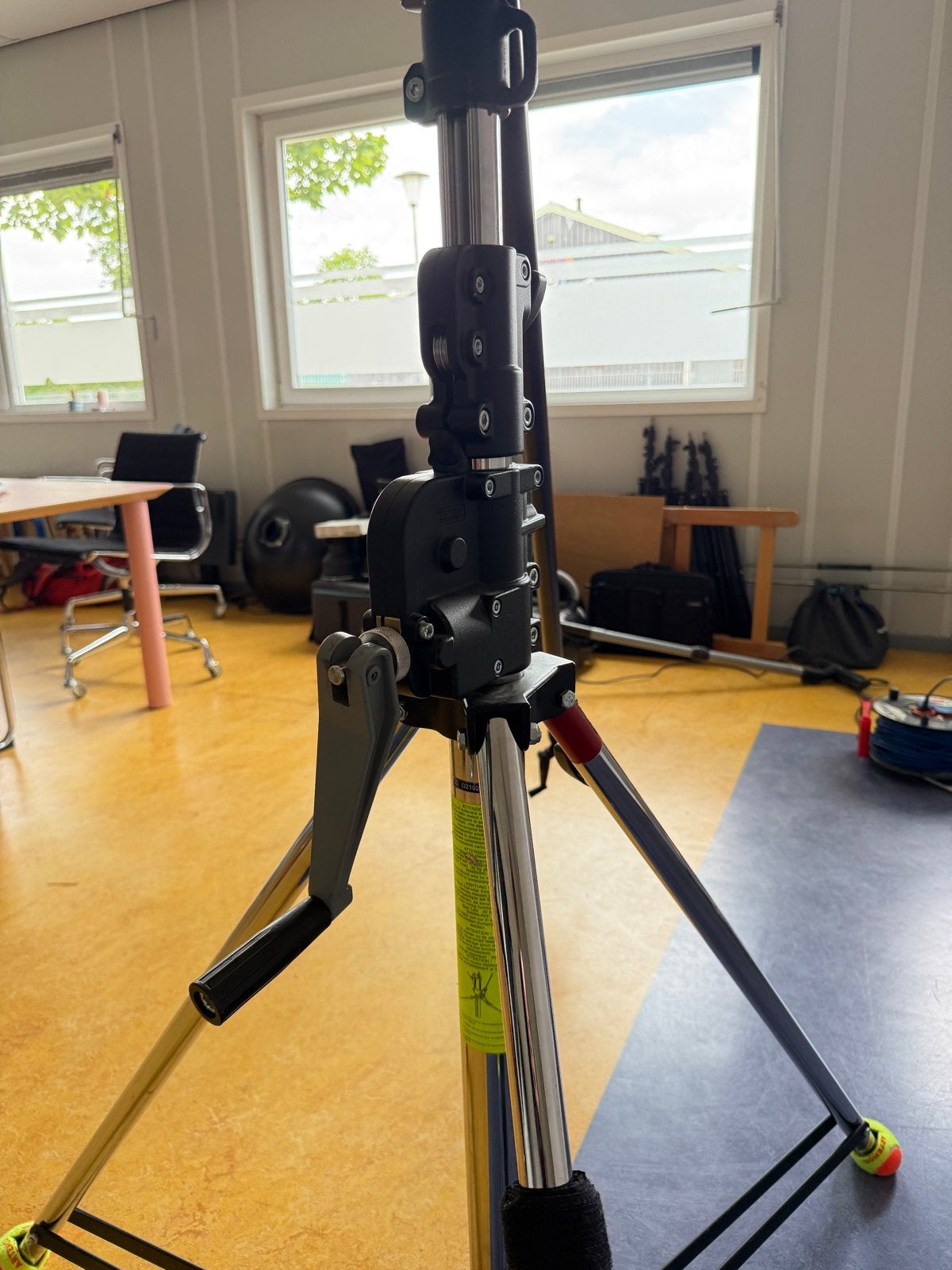 Manfrotto Statief 087NWSH met Boom 25B - Z.g.a.n., Ophalen, Zo goed als nieuw