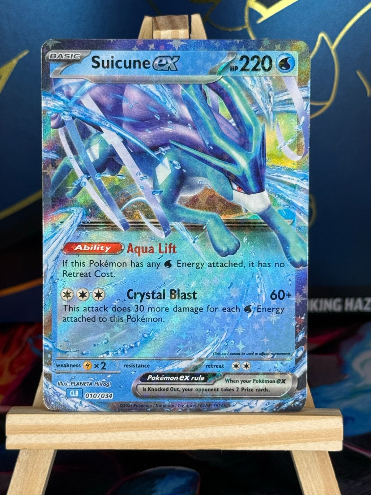 Suicune EX #10 | Pokemon TCG Classic: Blastoise Deck, Verzenden, Zo goed als nieuw, Losse kaart