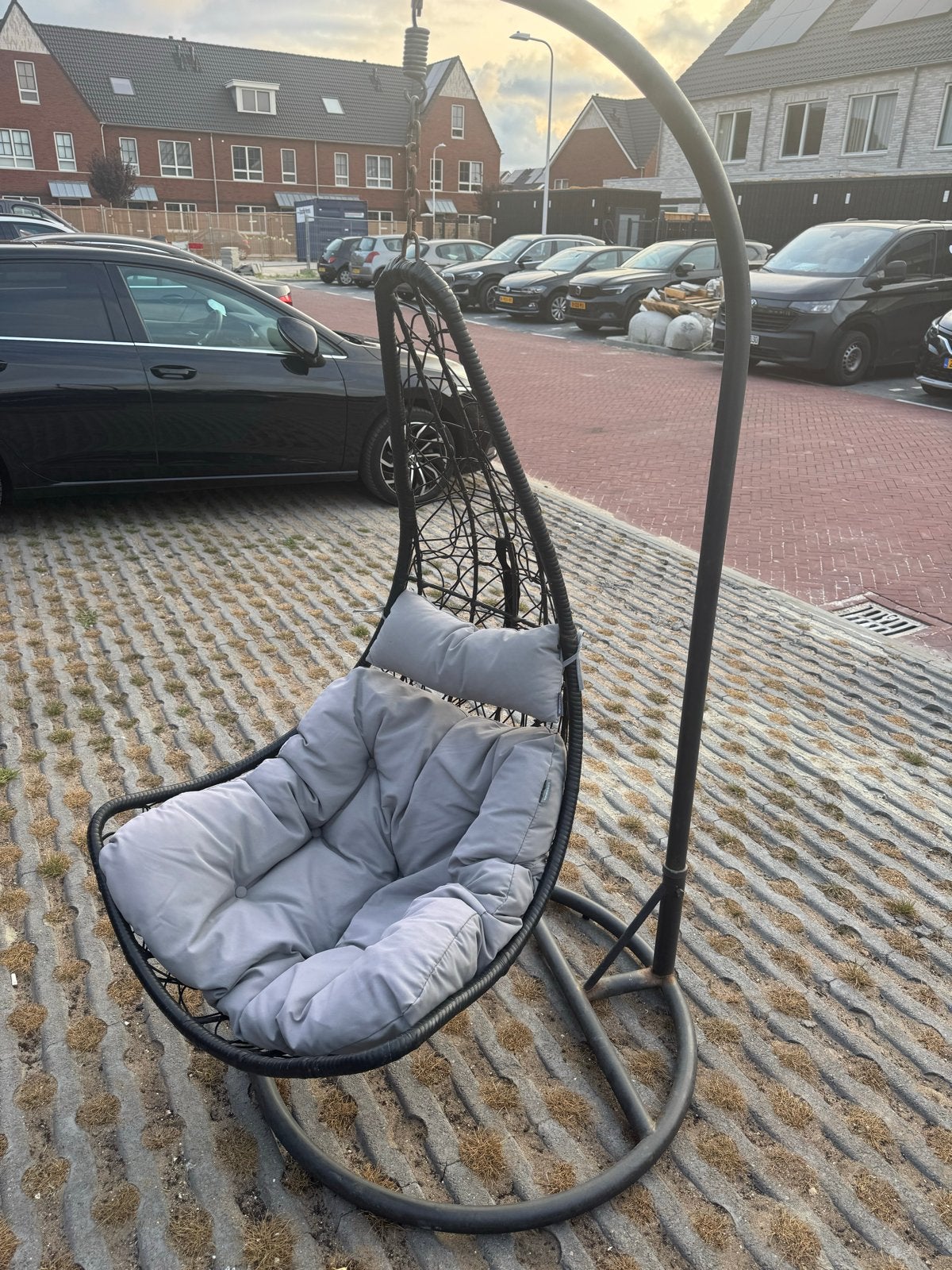 Comfortabele Intratuin hangstoel met kussen, Ophalen, Gebruikt