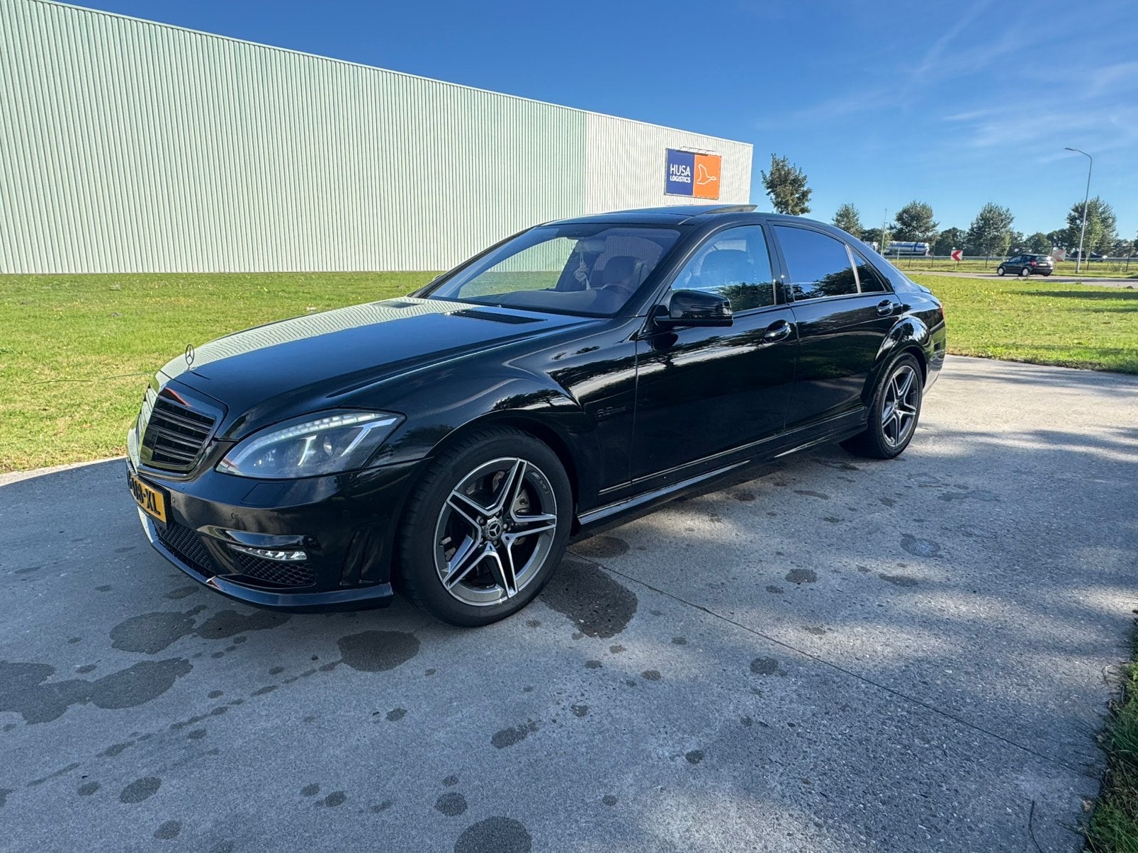 Mercedes-Benz S63 2008 Zwart Lange uitv., Auto's, Mercedes-Benz, Automaat, Achterwielaandrijving, 8 cilinders, Zwart
