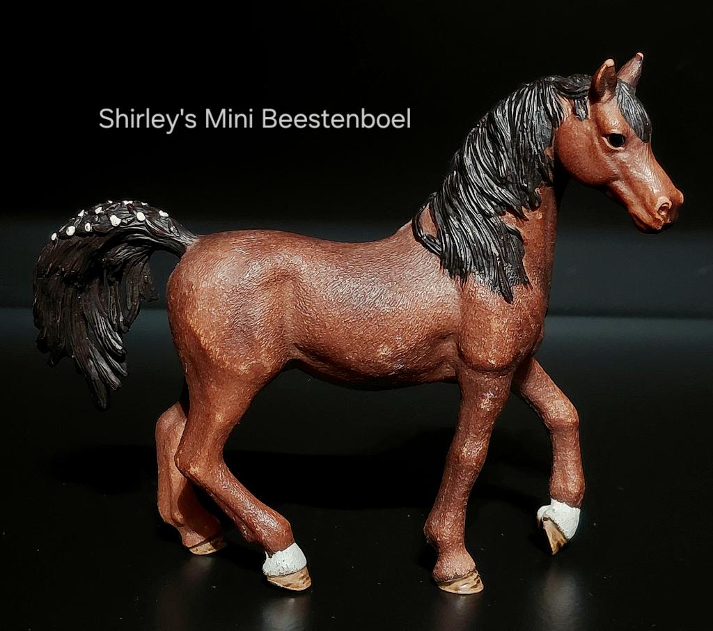 schleich arabier hengst, Ophalen of Verzenden, Gebruikt, Paard, Beeldje of Figuurtje