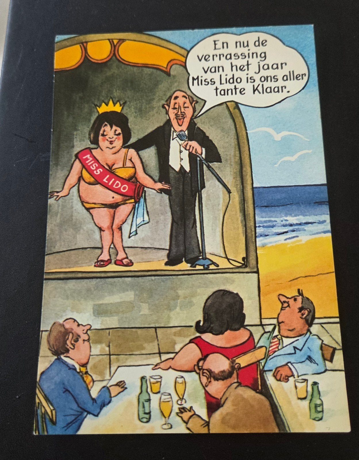 Miss Lido - Humoristische Kaart, Verzenden, 1960 tot 1980, Ongelopen, Overige thema's
