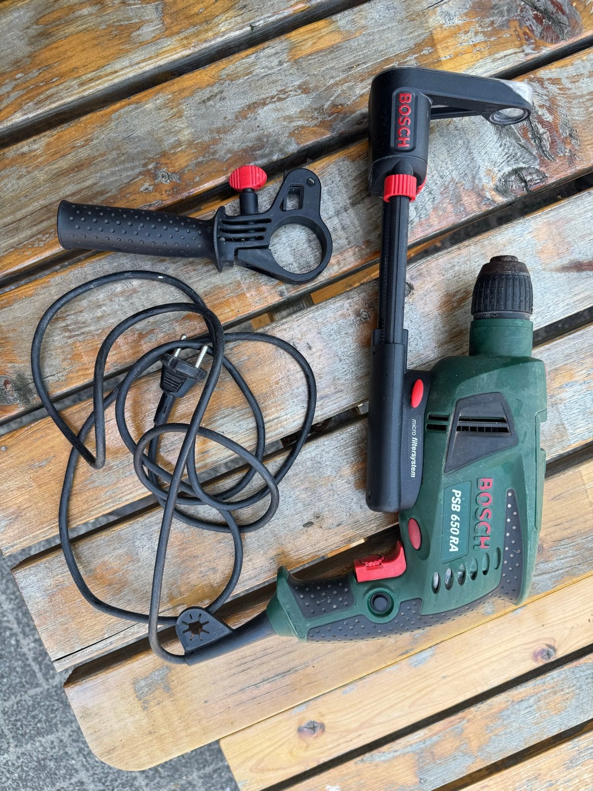 Bosch PSB 650 RA Klopboormachine - Gebruikt, Goede Staat, Klopboormechanisme, Ophalen, Boormachine, Gebruikt