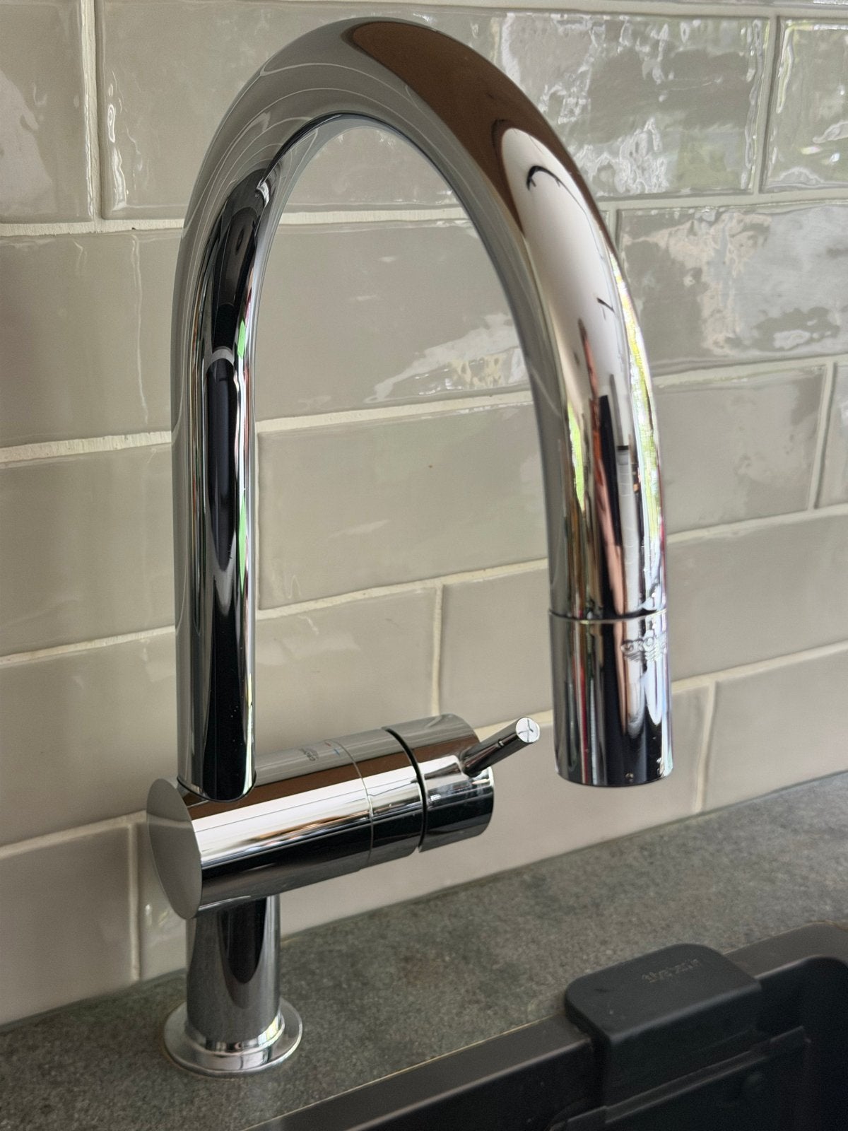 Grohe minta keuken mengkraan., Overige typen, Grohe, Zilver, Ophalen of Verzenden