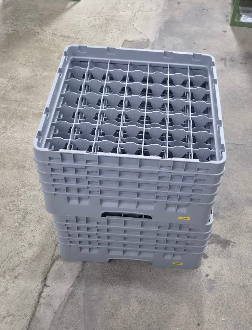 21 vaatwaskorven/horeca kratten voor glazen, Ophalen, Gebruikt, 40 tot 60 cm, 50 tot 75 cm