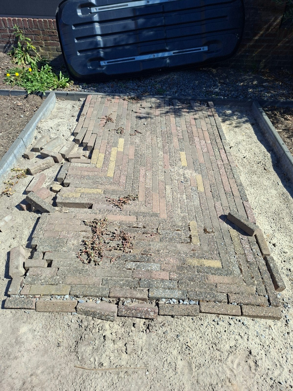 Stenen voor terras van 1.35m * 2.40 m, Ophalen, Overige materialen