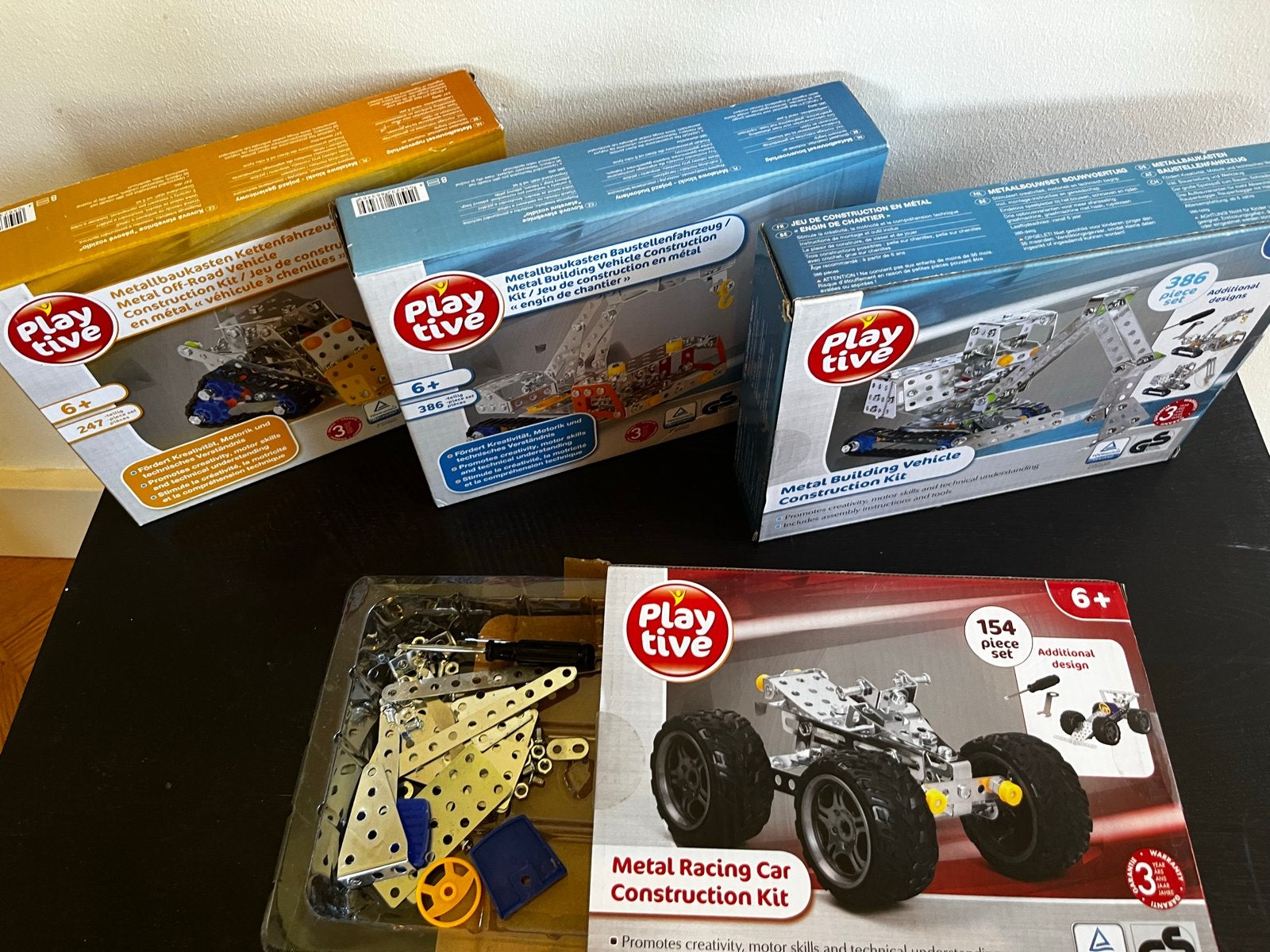 Playtive Metalen Bouwvoertuigen en Raceauto Constructie Kits, Ophalen of Verzenden, Nieuw, Overige merken