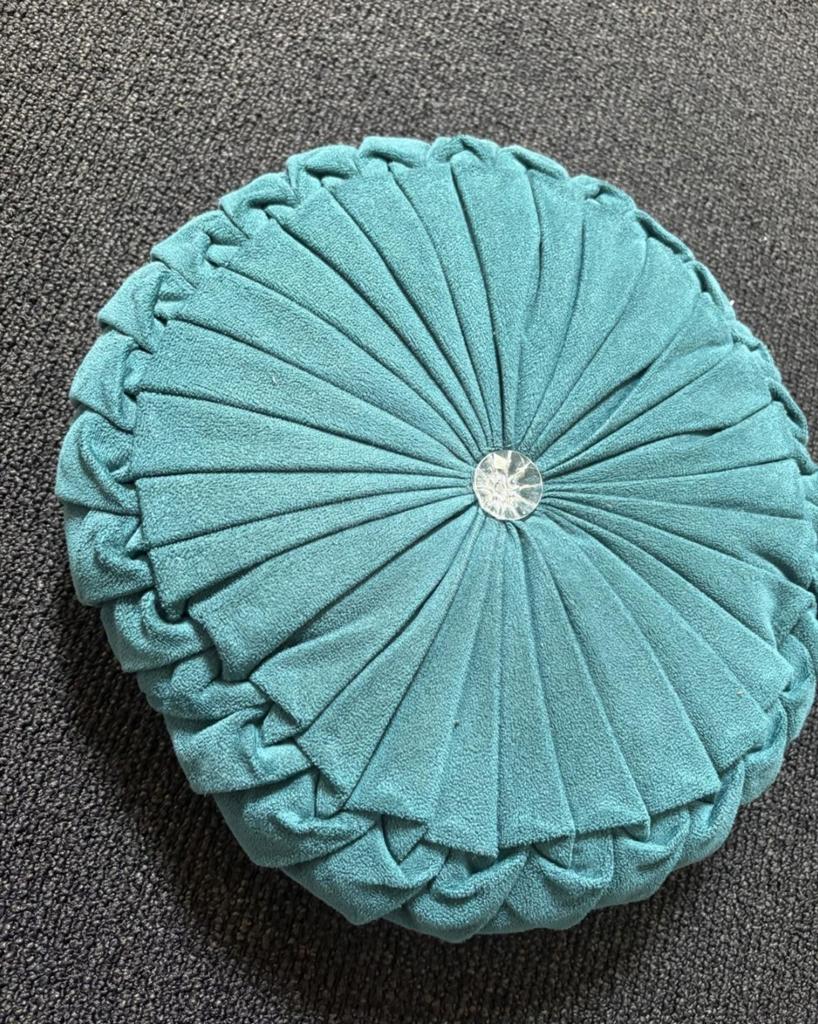 4 x turquoise sierussentjes, Ophalen of Verzenden, Zo goed als nieuw, Blauw, Vierkant