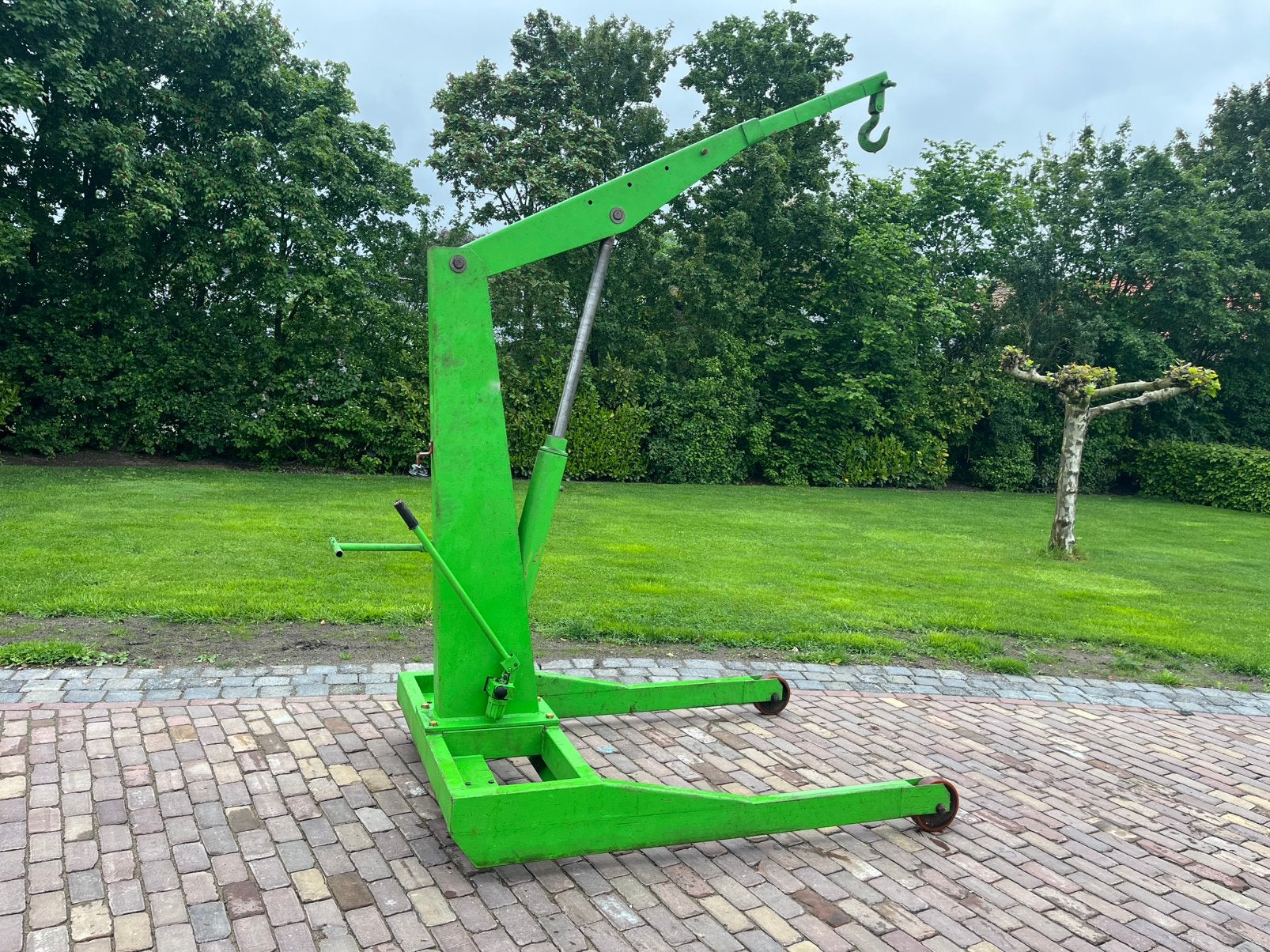 Motor takel / werkplaas kraan, Ophalen of Verzenden, Zo goed als nieuw
