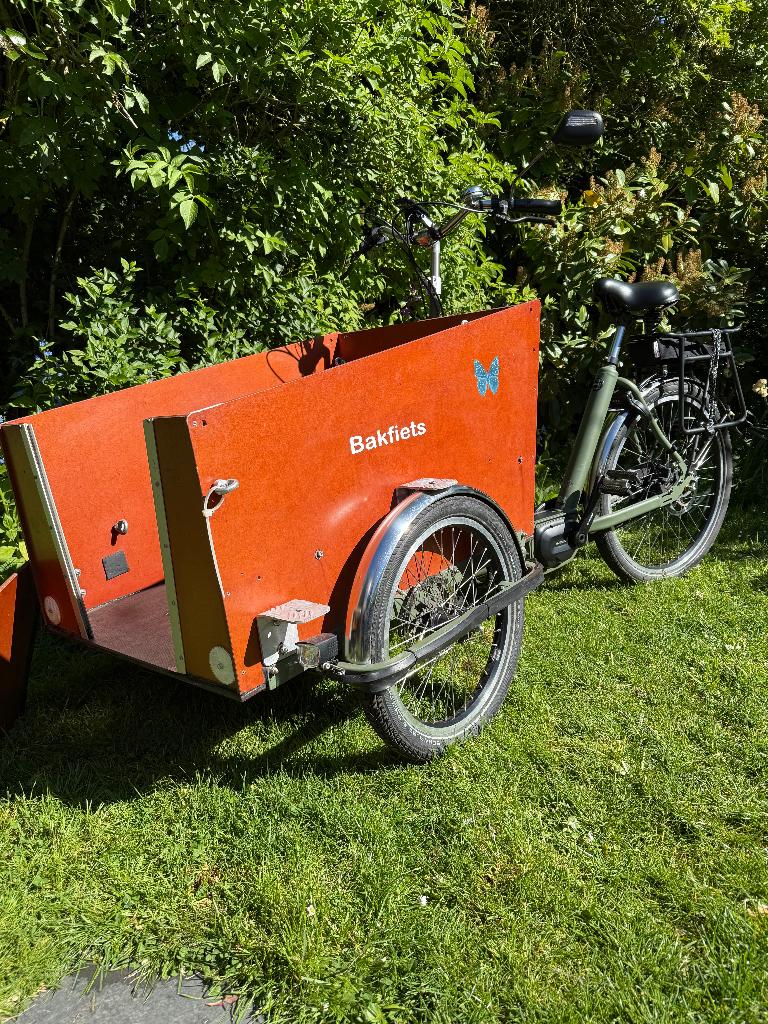 Elektrische bakfiets  .nl, 4 kinderen of meer, Gebruikt, Elektrisch, Schijfrem