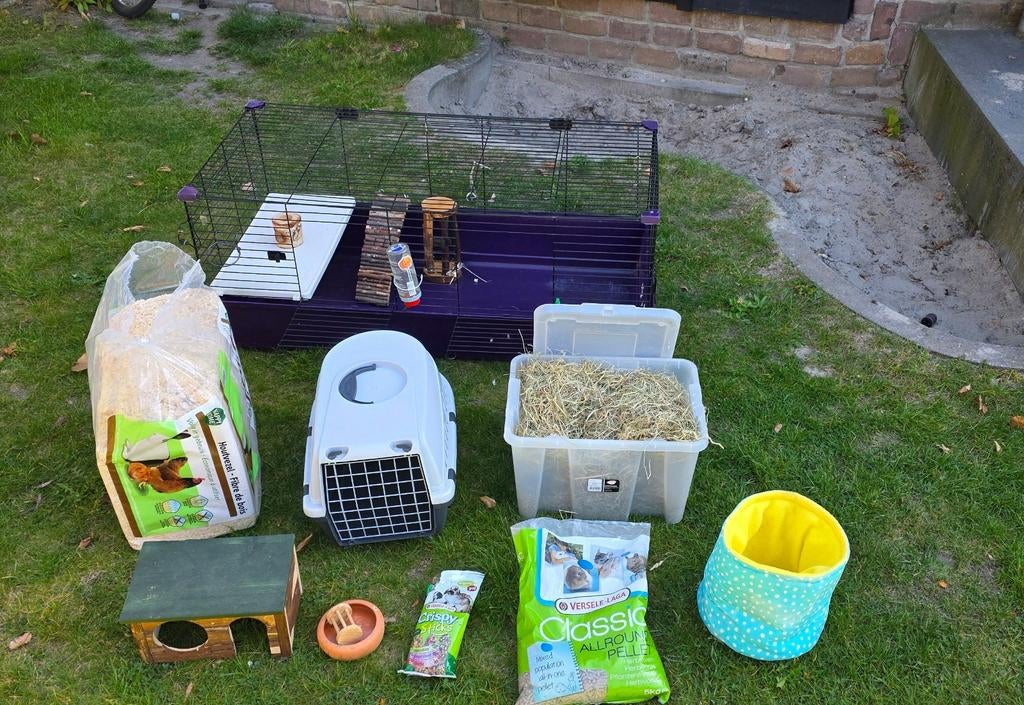 Grote cavia / knaagdier kooi, 118x57x50 cm, complete set., Kooi, Hamster, Ophalen, Minder dan 60 cm