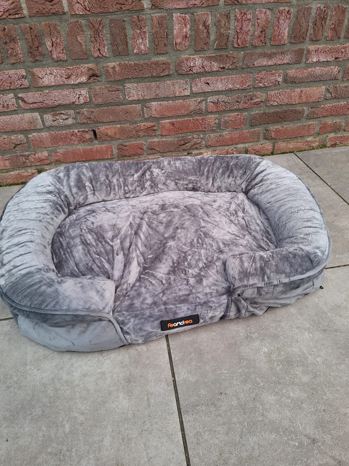 Hondenmand Hondenkussen Grijs Stof Wasbaar 75x55x15cm, Ophalen of Verzenden, Nieuw, Stof