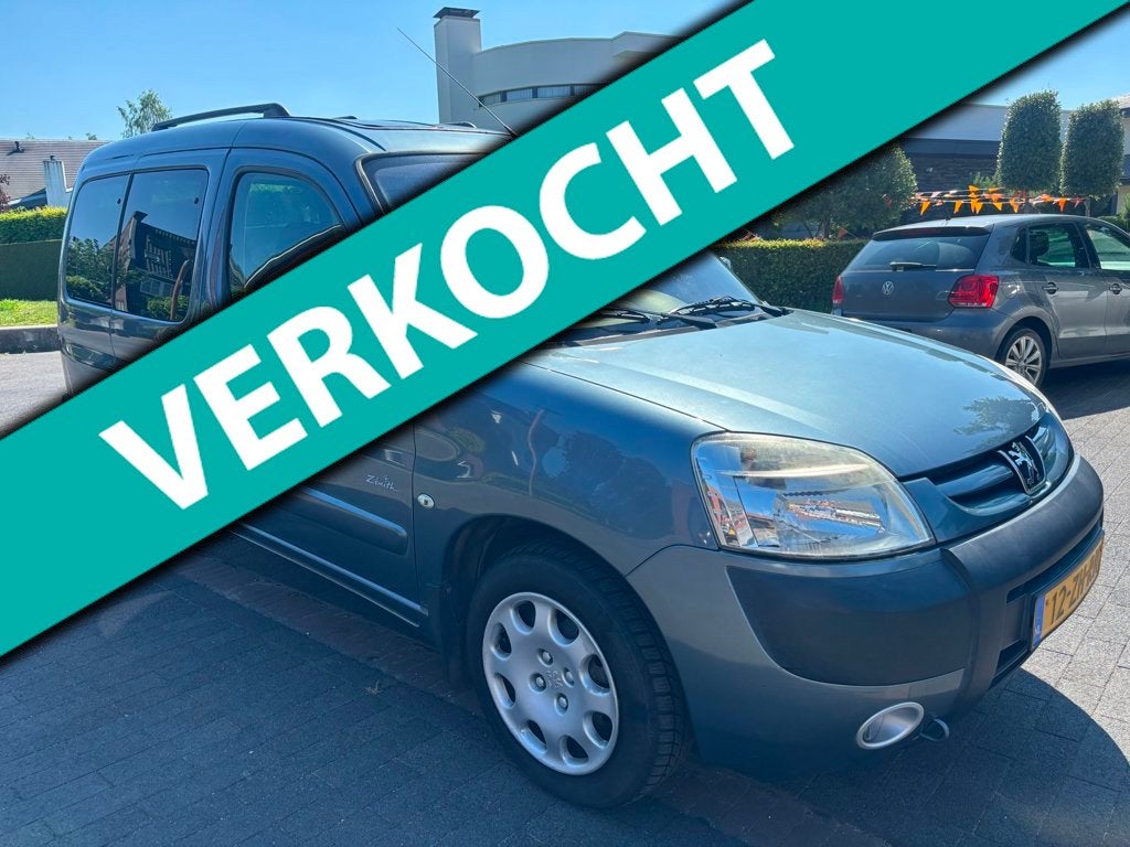 Peugeot Partner MPV 1.6-16V Zenith glazendaken airco zeer lu, Auto's, Peugeot, Stof, Gebruikt, Origineel Nederlands, Handgeschakeld